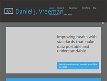 Tablet Screenshot of danielvreeman.com